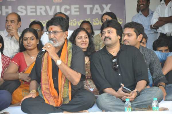 Telugu Film Industry Protest Against Service Tax 