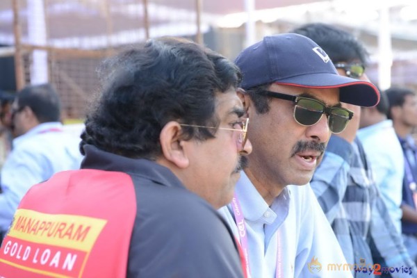 Telugu Warriors & Mumbai Heroes Teams At LB Stadium 