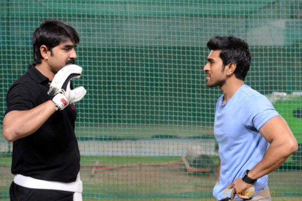 Telugu Warriors Practicing For CCL 3 At In Sportz Stadium 