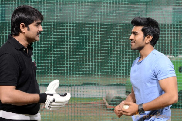 Telugu Warriors Practicing For CCL 3 At In Sportz Stadium 