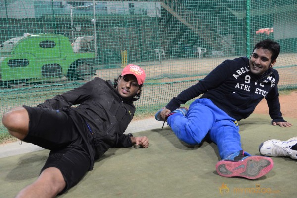 Telugu Warriors Practicing For CCL 3 At In Sportz Stadium 