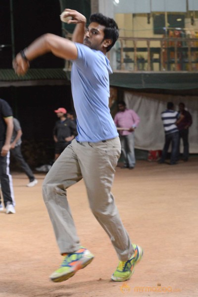 Telugu Warriors Practicing For CCL 3 At In Sportz Stadium 