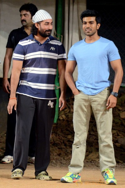 Telugu Warriors Practicing For CCL 3 At In Sportz Stadium 