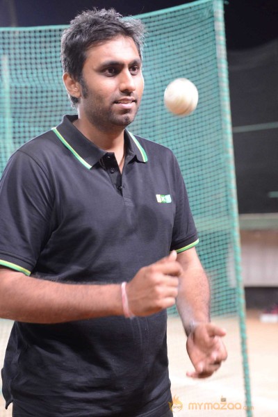 Telugu Warriors Practicing For CCL 3 At In Sportz Stadium 