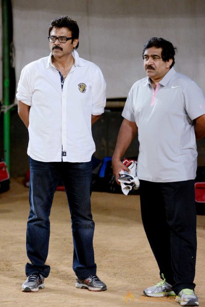 Telugu Warriors Practicing For CCL 3 At In Sportz Stadium 