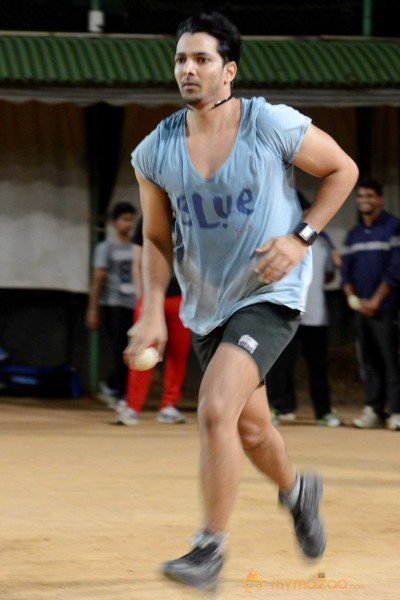 Telugu Warriors Practicing For CCL 3 At In Sportz Stadium 