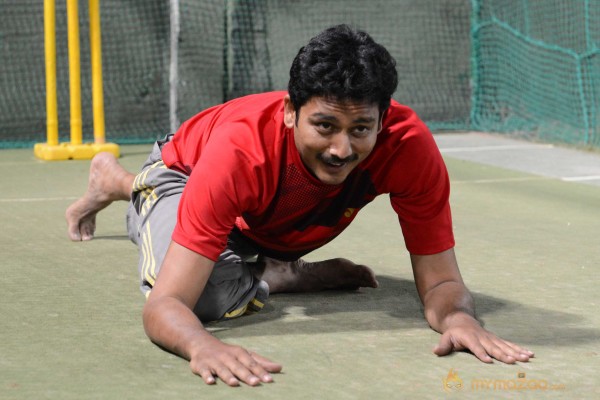 Telugu Warriors Practicing For CCL 3 At In Sportz Stadium 