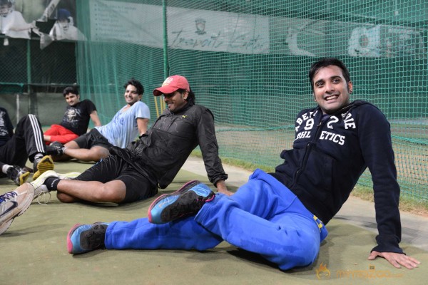 Telugu Warriors Practicing For CCL 3 At In Sportz Stadium 