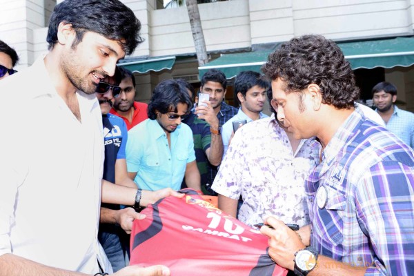 Telugu Warriors Team Meet Sachin Tendulkar & Laxman  