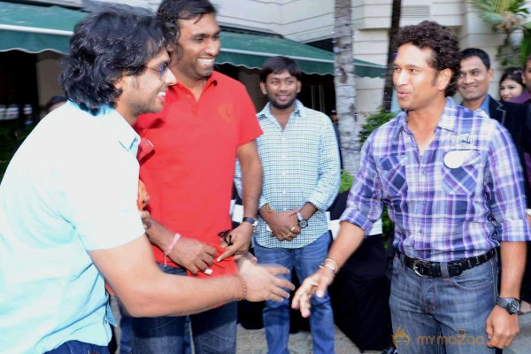 Telugu Warriors Team Meet Sachin Tendulkar & Laxman  