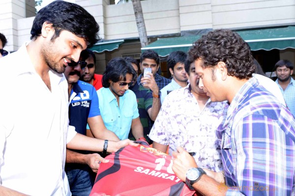 Telugu Warriors Team Meet Sachin Tendulkar & Laxman  