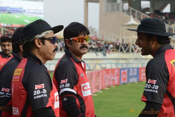 Telugu Warriors Vs Karnataka Bulldozers CCL 3 Match Gallery 