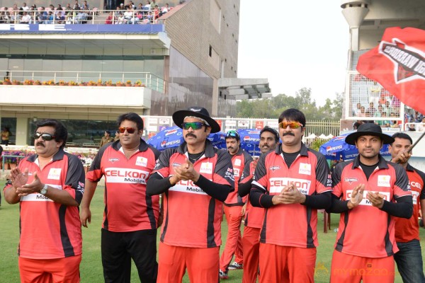 Telugu Warriors Vs Karnataka Bulldozers CCL 3 Match Gallery 