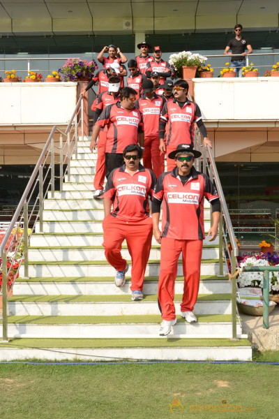 Telugu Warriors Vs Karnataka Bulldozers CCL 3 Match Gallery 