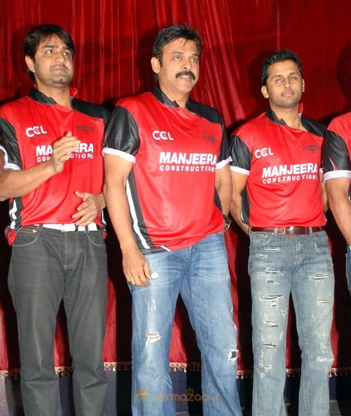 Telugu Warriors Team Logo Launch  stills