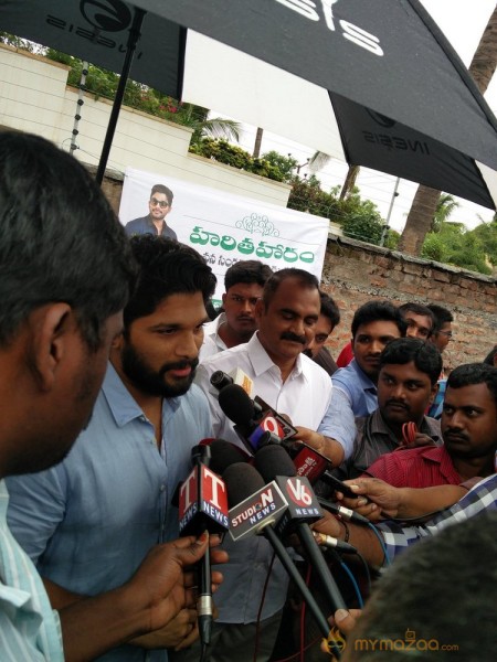 Tollywood Stars great initiative for Haritha Haram in Hyderabad