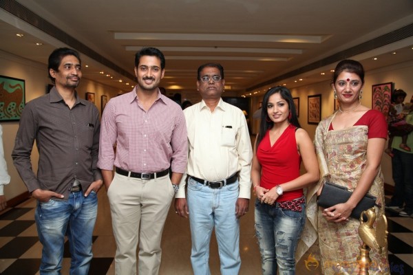 Uday Kiran & Madhavi Latha At Muse Art Gallery 