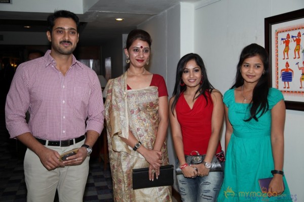 Uday Kiran & Madhavi Latha At Muse Art Gallery 