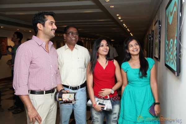 Uday Kiran & Madhavi Latha At Muse Art Gallery 