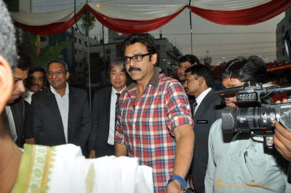 Venkatesh At Lakshmi Nissan ShowRoom Launch