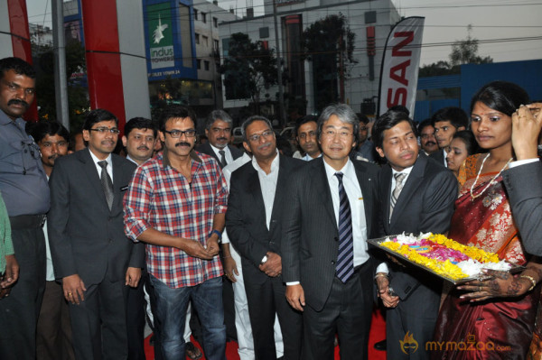 Venkatesh At Lakshmi Nissan ShowRoom Launch