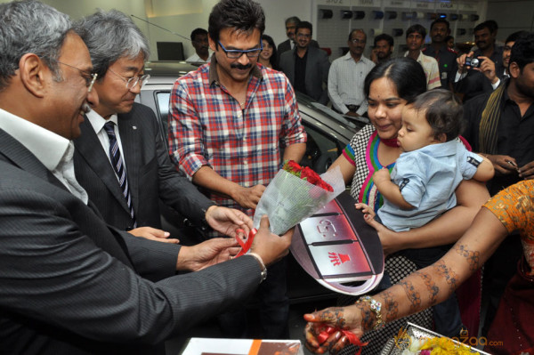 Venkatesh At Lakshmi Nissan ShowRoom Launch