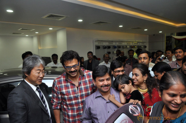 Venkatesh At Lakshmi Nissan ShowRoom Launch