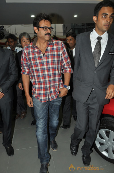 Venkatesh At Lakshmi Nissan ShowRoom Launch