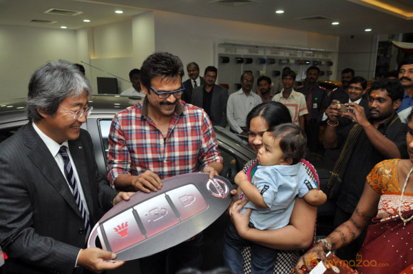 Venkatesh At Lakshmi Nissan ShowRoom Launch