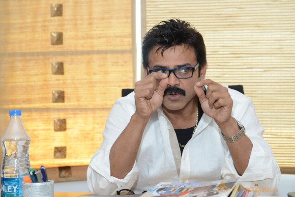 Venkatesh At SVSC Movie Success Meet  