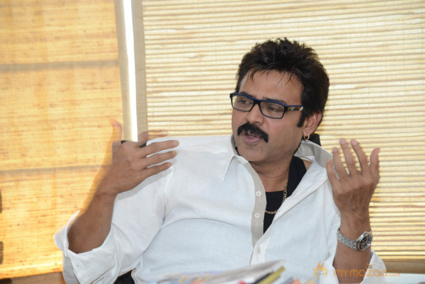 Venkatesh At SVSC Movie Success Meet  