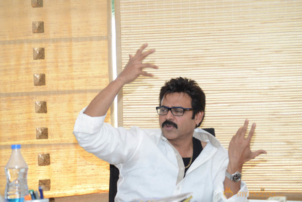 Venkatesh At SVSC Movie Success Meet  