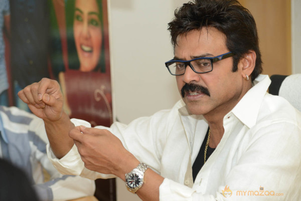 Venkatesh At SVSC Movie Success Meet  