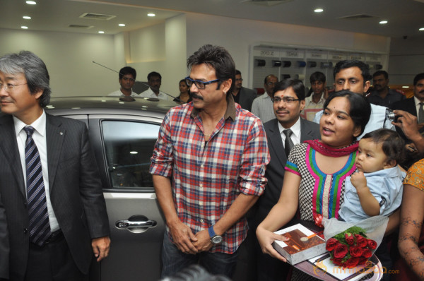 Venkatesh Launch Lakshmi Nissan Show Room 