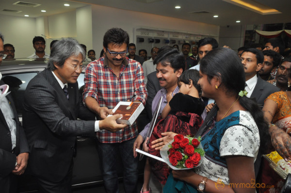 Venkatesh Launch Lakshmi Nissan Show Room 