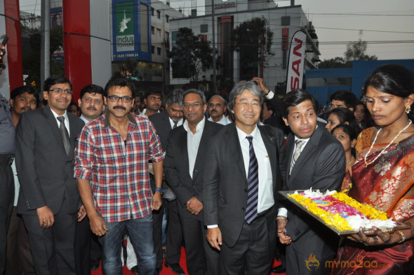 Venkatesh Launch Lakshmi Nissan Show Room 