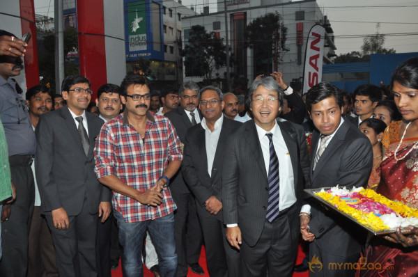 Venkatesh Launch Lakshmi Nissan Show Room 