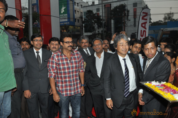 Venkatesh Launch Lakshmi Nissan Show Room 