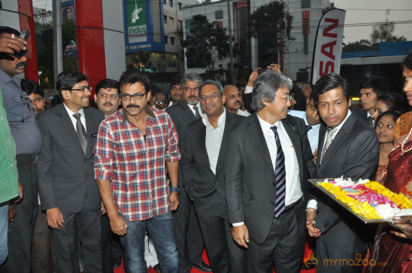 Venkatesh Launch Lakshmi Nissan Show Room 