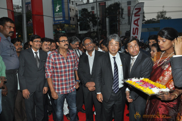 Venkatesh Launch Lakshmi Nissan Show Room 