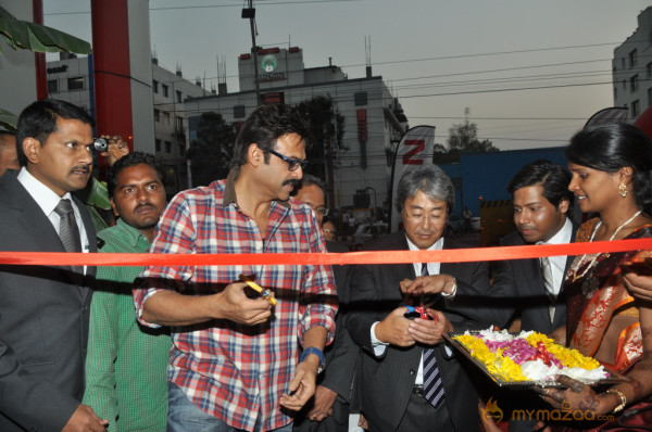 Venkatesh Launch Lakshmi Nissan Show Room 