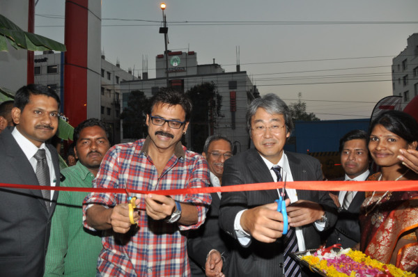 Venkatesh Launch Lakshmi Nissan Show Room 