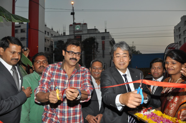 Venkatesh Launch Lakshmi Nissan Show Room 