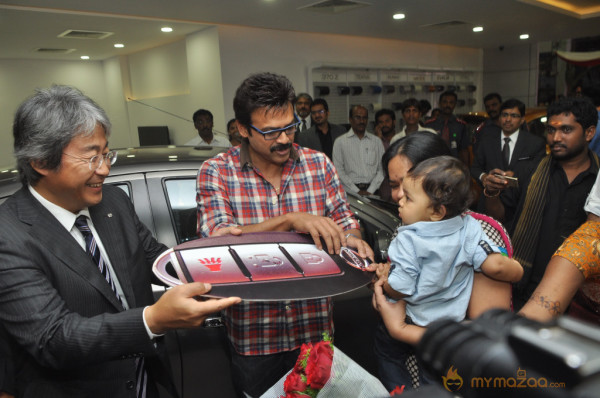 Venkatesh Launch Lakshmi Nissan Show Room 