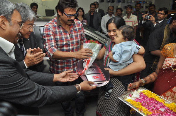 Venkatesh Launch Lakshmi Nissan Show Room 