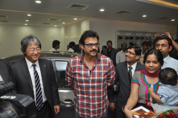 Venkatesh Launch Lakshmi Nissan Show Room 