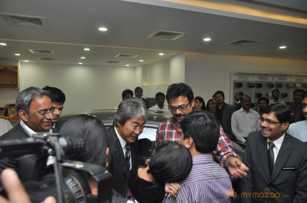 Venkatesh Launch Lakshmi Nissan Show Room 