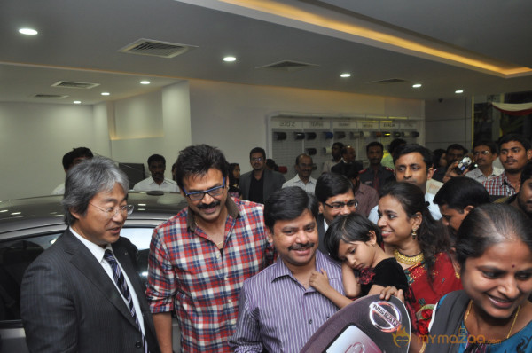 Venkatesh Launch Lakshmi Nissan Show Room 