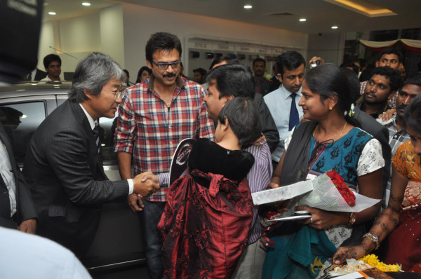 Venkatesh Launch Lakshmi Nissan Show Room 