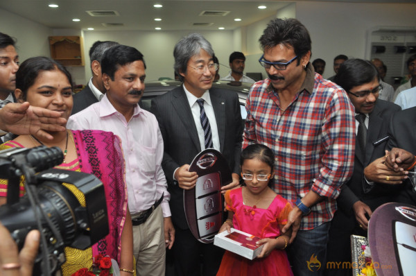 Venkatesh Launch Lakshmi Nissan Show Room 